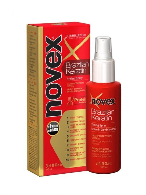 NOVEX BRAZILIAN KERATIN (THERMAL) LEAVE IN SPRAY 3.4 OZ