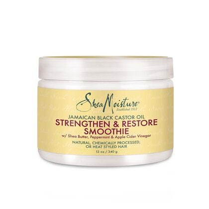 SHEA MOISTURE JAMAICAN BLACK CASTOR STRENGTHEN & RESTORE SMOOTHIE 12 OZ