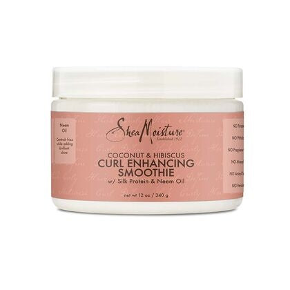 SHEA MOISTURE COCONUT & HIBISCUS CURL ENHANCING SMOOTHIE 12 OZ