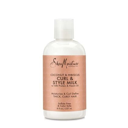 SHEA MOISTURE COCONUT & HIBISCUS CURL & STYLE MILK 8 OZ