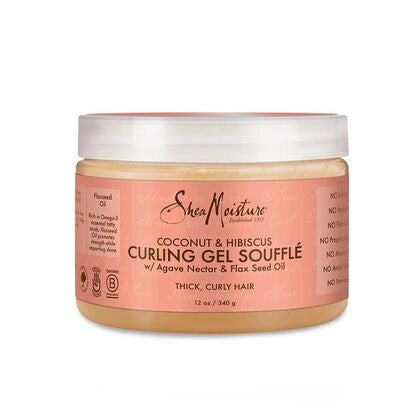 SHEA MOISTURE COCONUT & HIBISCUS CURLING GEL SOUFFLE 12 OZ