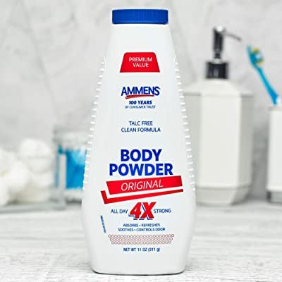 AMMENS BODY POWDER ORIGINAL TALC FREE