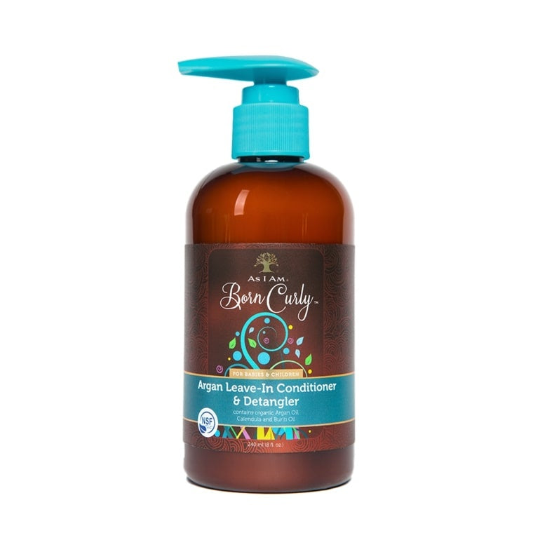 AS I AM BORN ARGAN LEAVE IN CONDITIONER 8 OZ