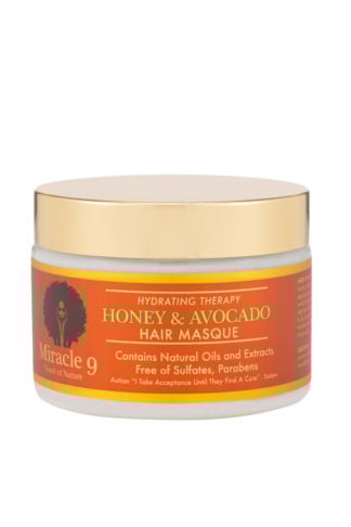 MIRACLE 9 HONEY & AVOCADO HYDRATING HAIR MASK 12 OZ