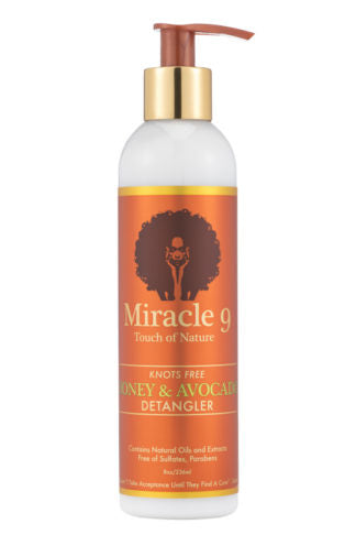 MIRACLE 9 HONEY & AVOCADO KNOTS FREE DETANGLER 8 OZ