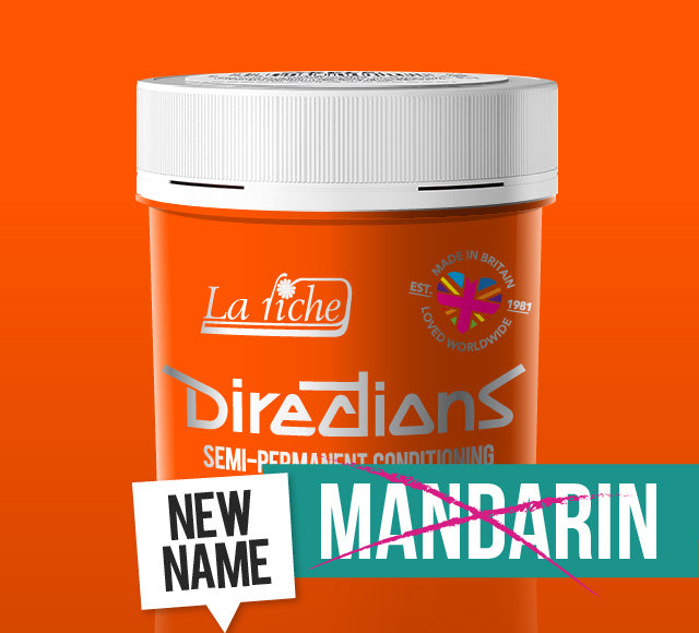 DIRECTIONS MANDARIN - NOW FLUORESCENT ORANGE!!! 88ML