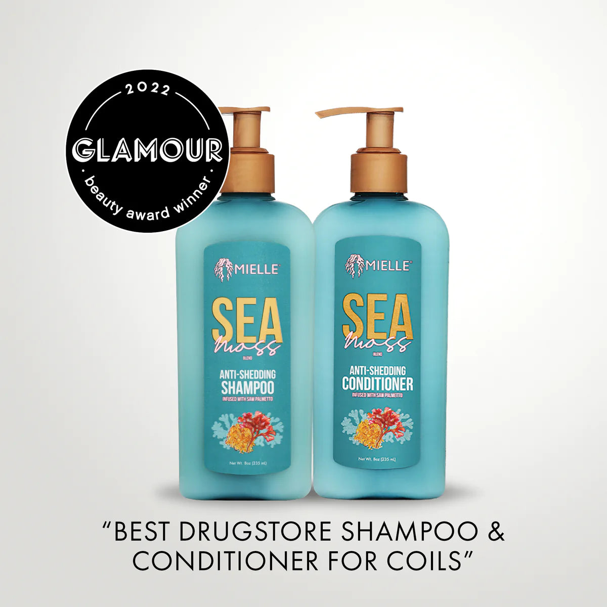 MIELLE SEA MOSS ANTI-SHEDDING CONDITIONER 8 OZ