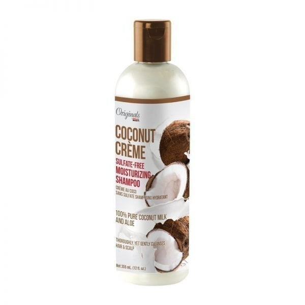 AFRICAN PRIDE COCONUT CREME SULFATE FREE SHAMPOO 12 OZ