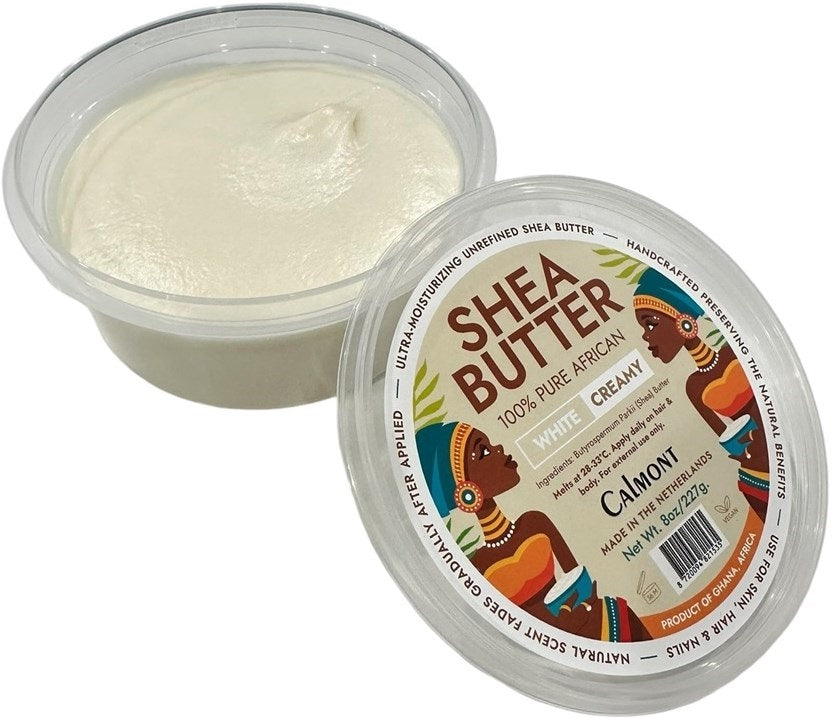 CALMONT SHEA BUTTER WHITE CREAMY 8 OZ / 227 G.