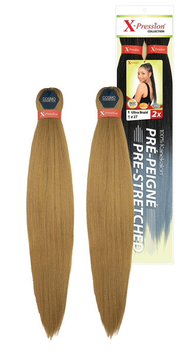 X-PRESSION HAIR BRAID PRE STRETCH 42"X2