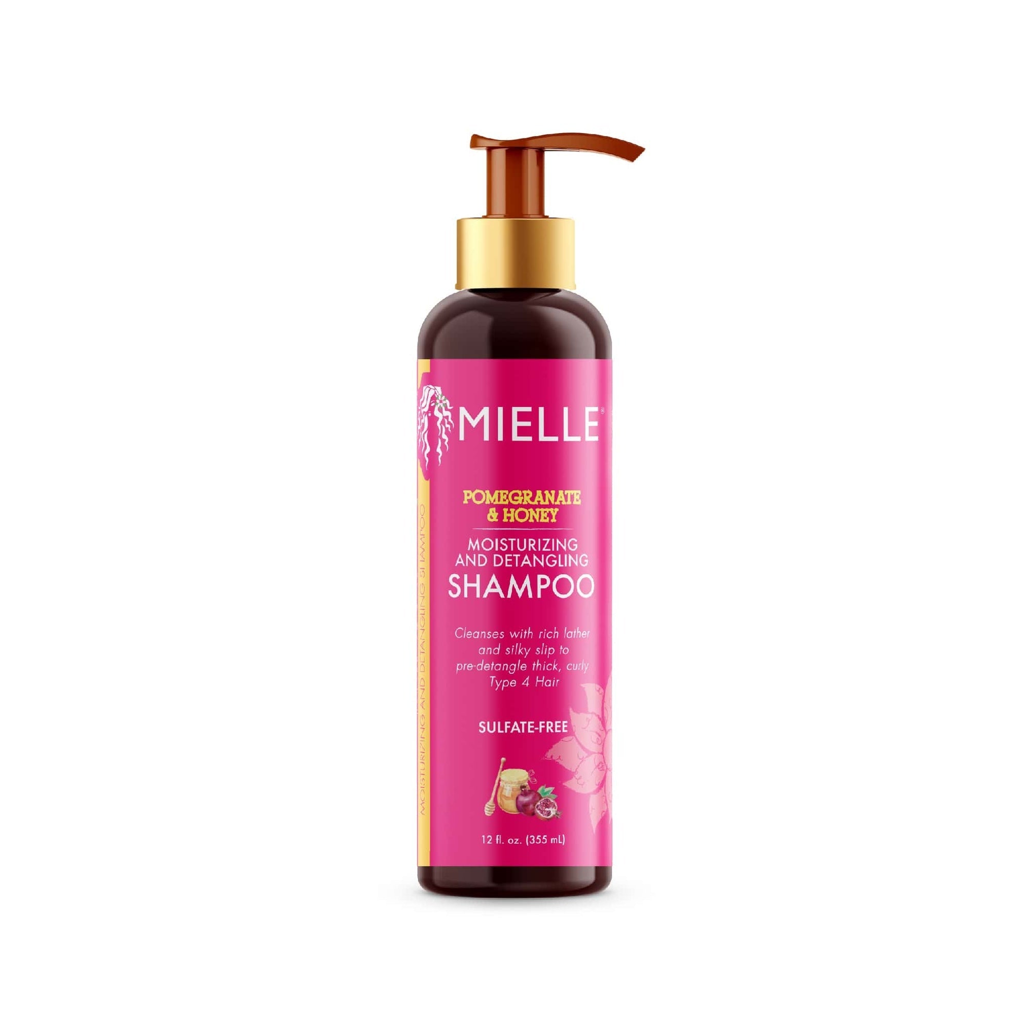 MIELLE POMEGRANATE &amp; HONEY SHAMPOO 12 OZ