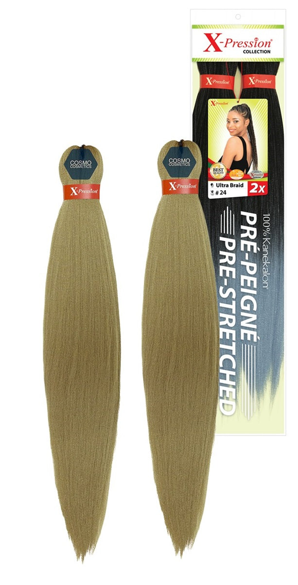 X-PRESSION HAIR BRAID PRE STRETCH 42"X2