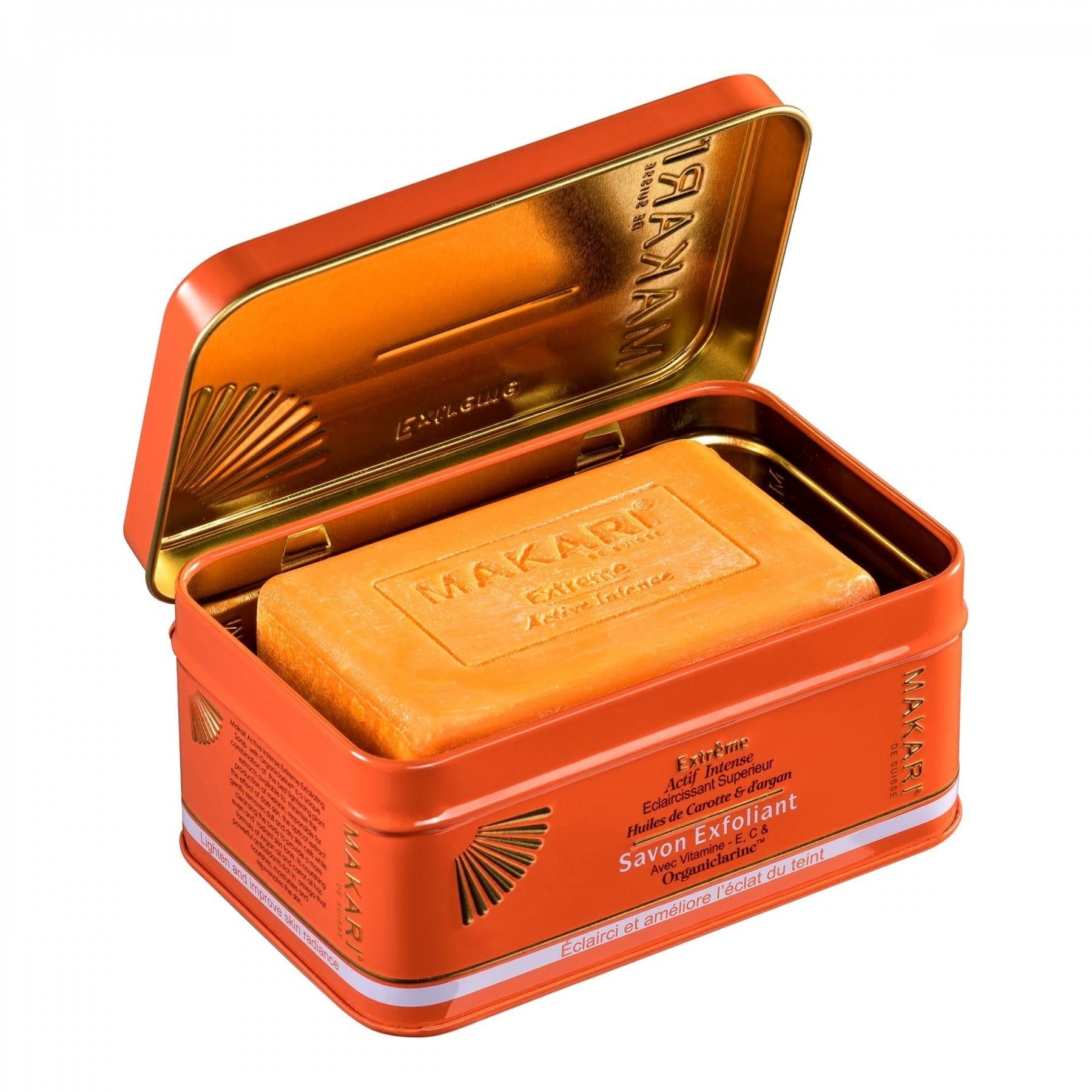 MAKARI EXTREME ARGAN & CARROT EXFOLIATING SOAP 200 G.