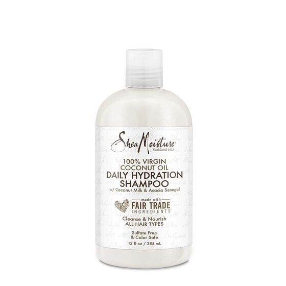 SHEA MOISTURE 100% VIRGIN COCONUT OIL HYDRATION SHAMPOO 13 OZ