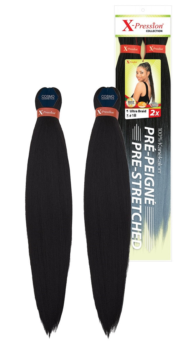 X-PRESSION HAIR BRAID PRE STRETCH 42"X2