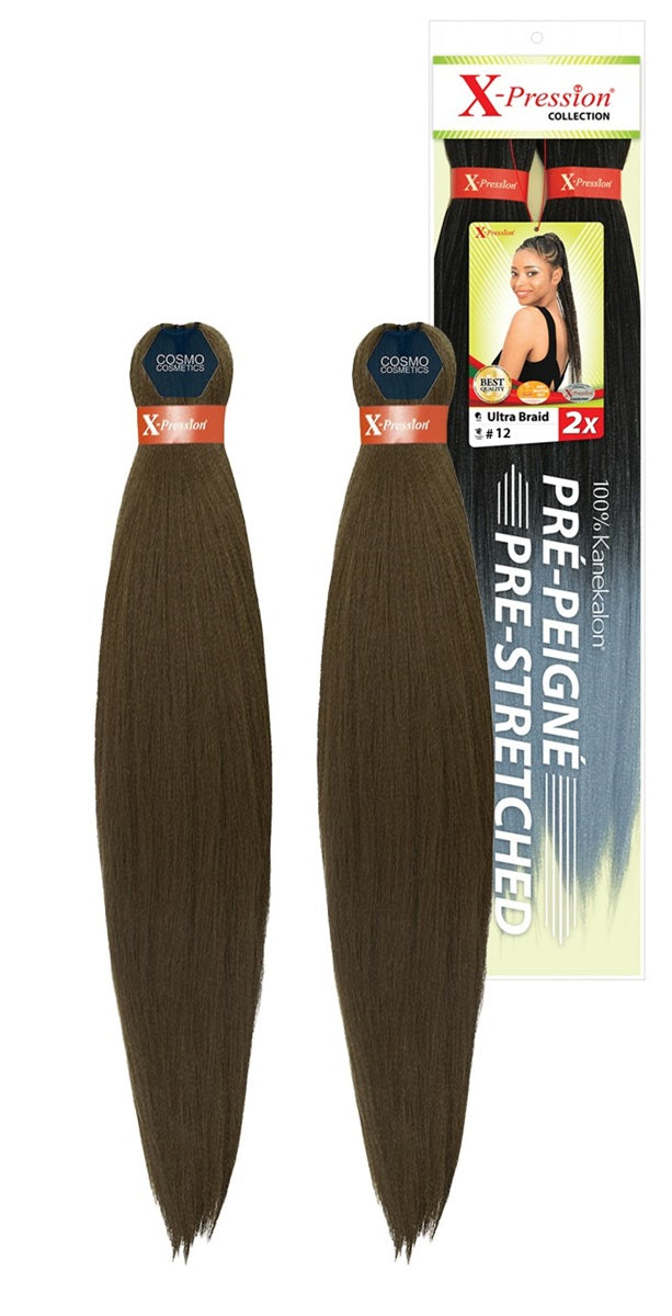 X-PRESSION HAIR BRAID PRE STRETCH 42"X2