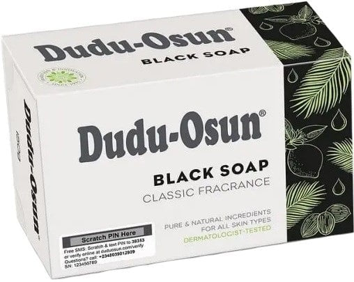 DUDU-OSUN BLACK SOAP FRAGRANCE FREE 150 G