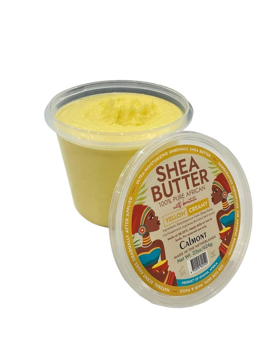 CALMONT SHEA BUTTER YELLOW CREAMY 22 OZ / 624 G.