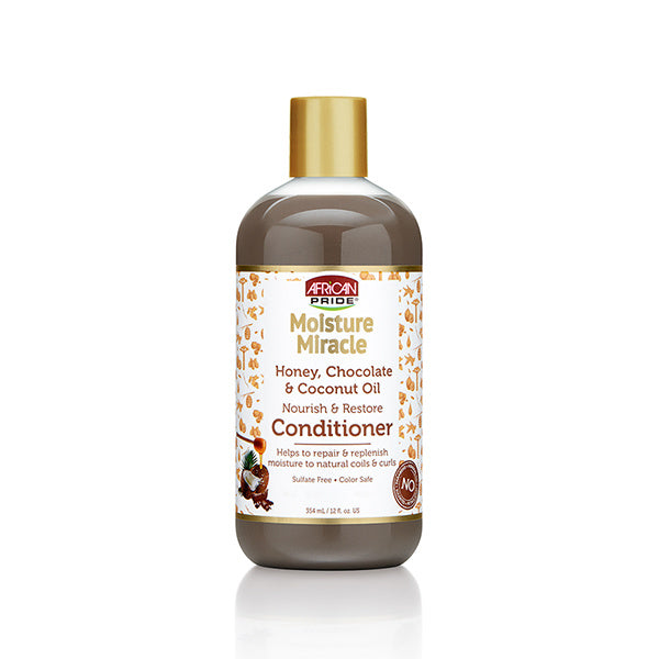 AFRICAN PRIDE MOISTURE MIRCALE CONDITIONER 12 OZ