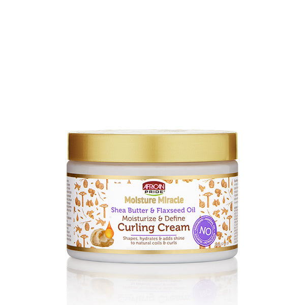 AFRICAN PRIDE MOISTURE MIRCALE CURLING CREME 12 OZ 