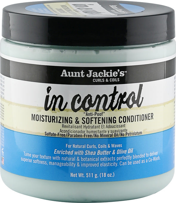 AUNT JACKIES IN CONTROL FEUCHTIGKEITS- UND WEICHMACHENDE SPÜLUNG 15 OZ