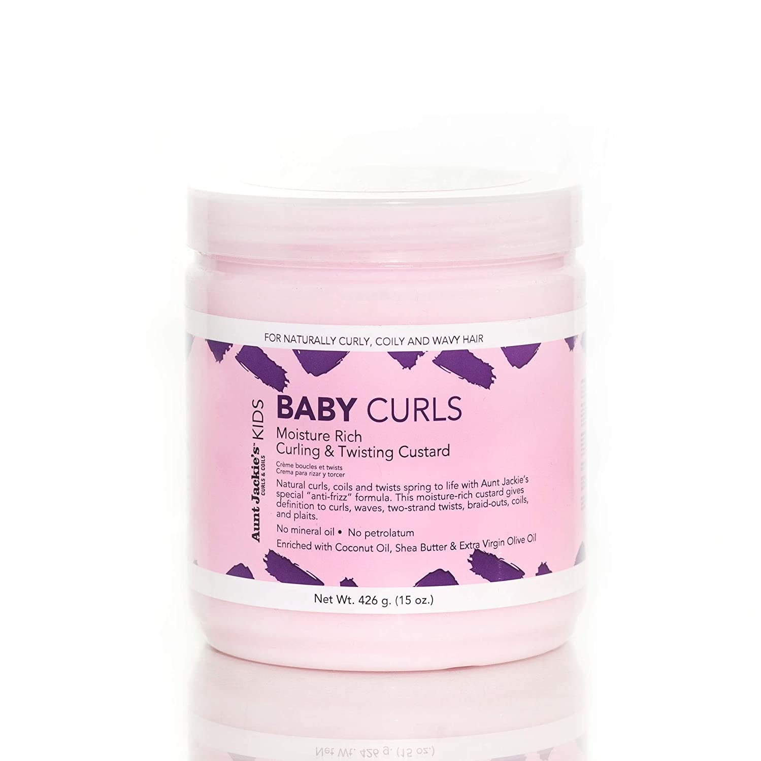 AUNT JACKIES GIRLS BABY GIRLS CURL TWISTING CUSTARD 15 OZ