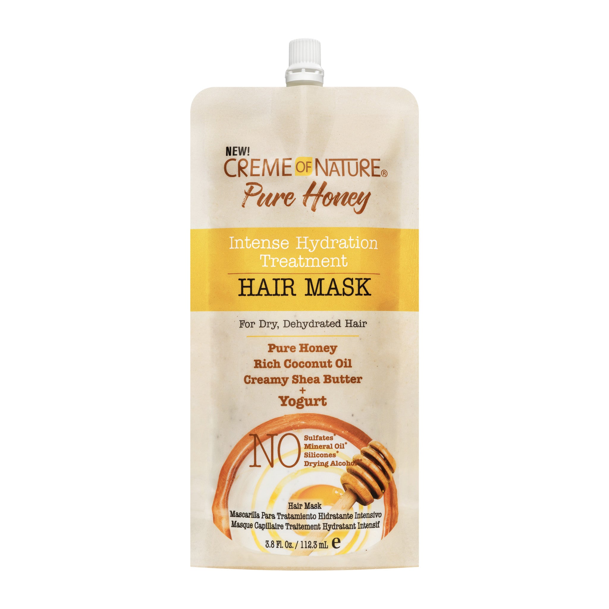 CON PURE HONEY HYDRATION YOGURT HAIR MASK 3.8 OZ