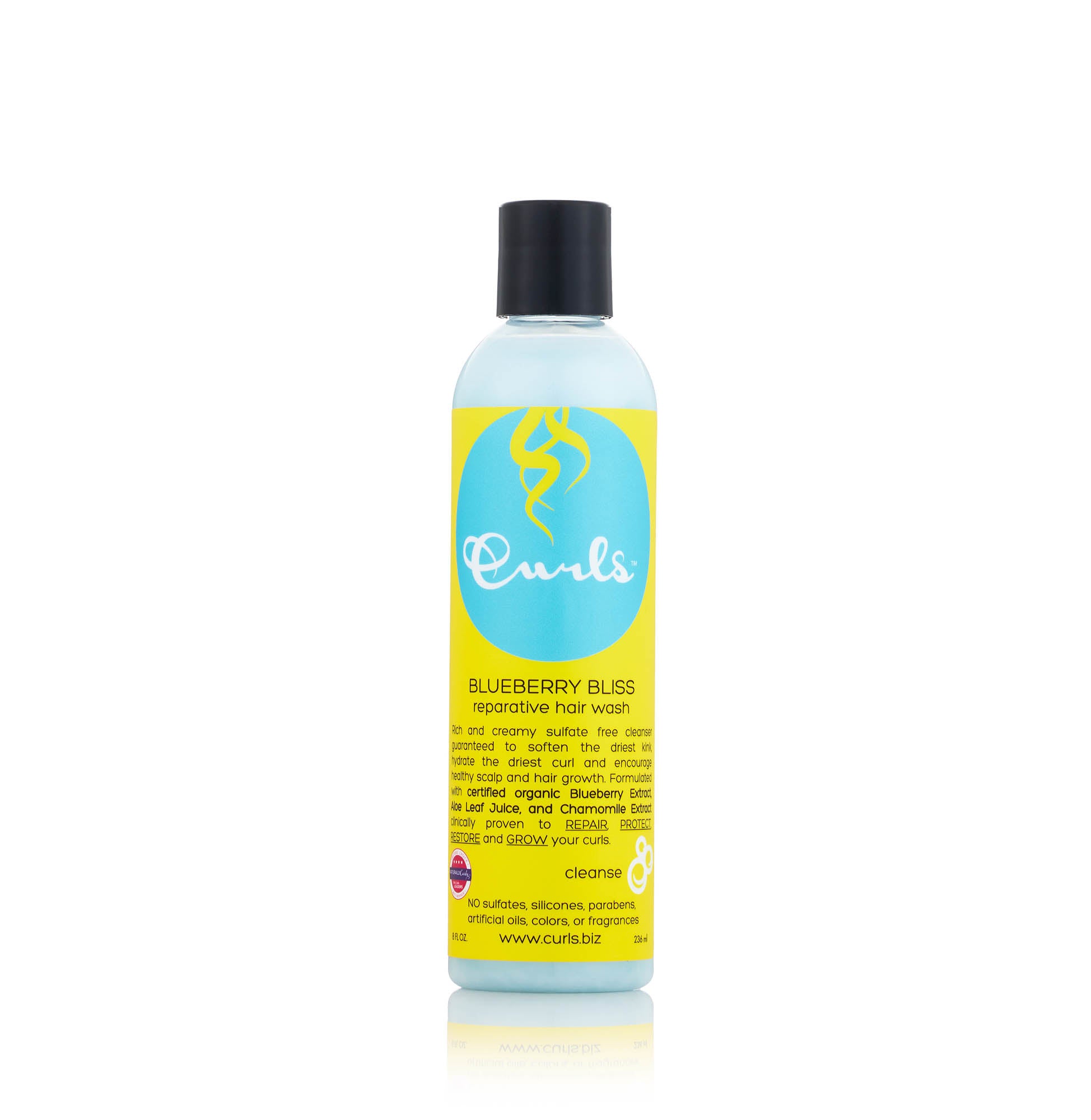 CURLS BLUEBERRY BLISS HAIR WASH 236 ML.