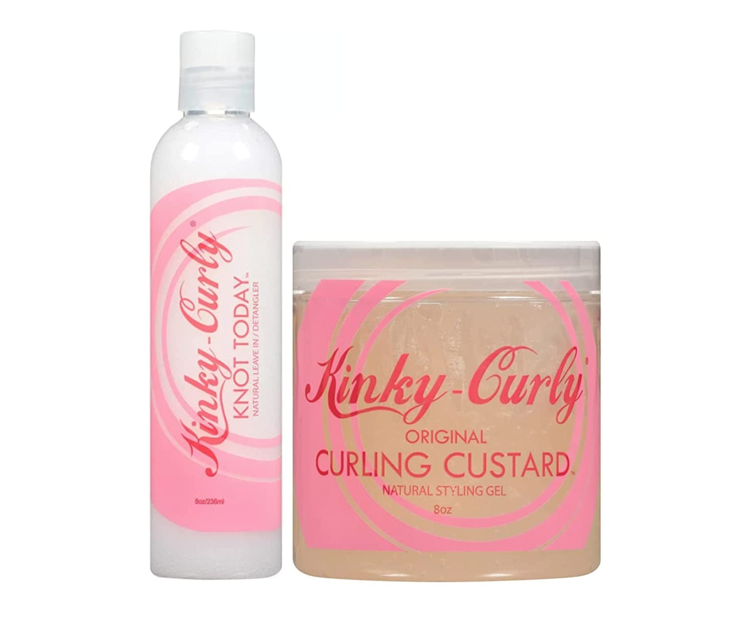 KINKY CURLY CURL KIT (KNOT TODAY 8 OZ, CUSTARD 8 OZ)