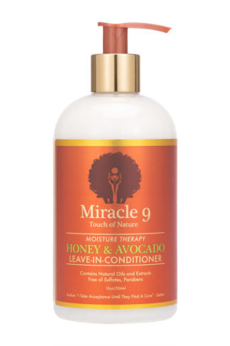 MIRACLE 9 HONEY &amp; AVOCADO MOISTURE THREAPY Leave-in Conditioner 12 OZ