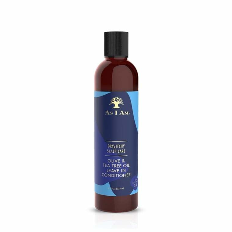 AS I AM DRY &amp; ITCHY SCALP CARE OLIVE &amp; TEA TREE OIL LEAVE-IN CONDITIONER 8 OZ