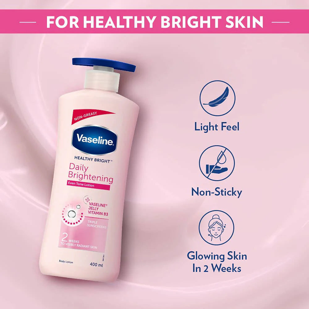 VASELINE DAILY BRIGHTENING BODY LOTION 600 ML