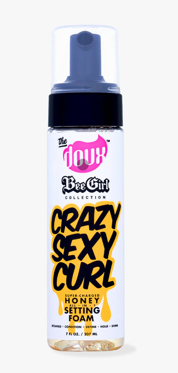 THE DOUX BEE GIRL CRAZY SEXY CURL SETTING FOAM 7 OZ