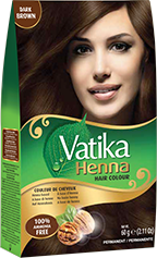 DABUR VATIKA HENNA HAIR COLOUR DARK BROWN (4.5)