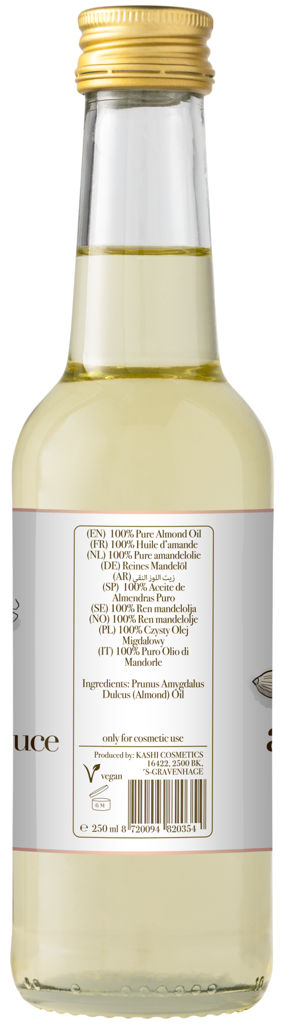 KASHI 100 % REINES MANDELÖL 250 ML