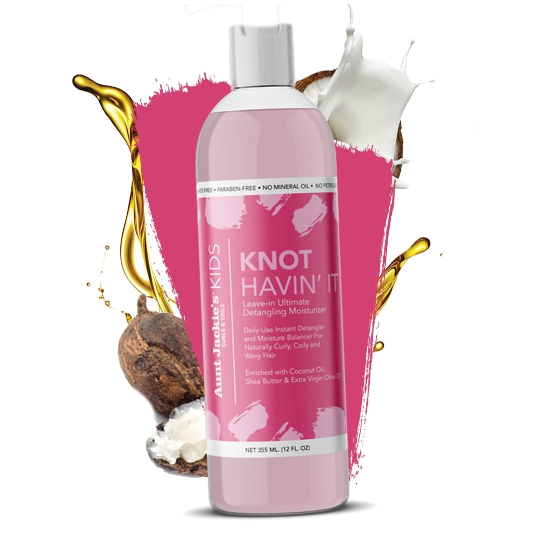 AUNT JACKIES GIRLS KNOT HAVIN IT LEAVE IN DETANGLING MOISTURIZER 12 OZ