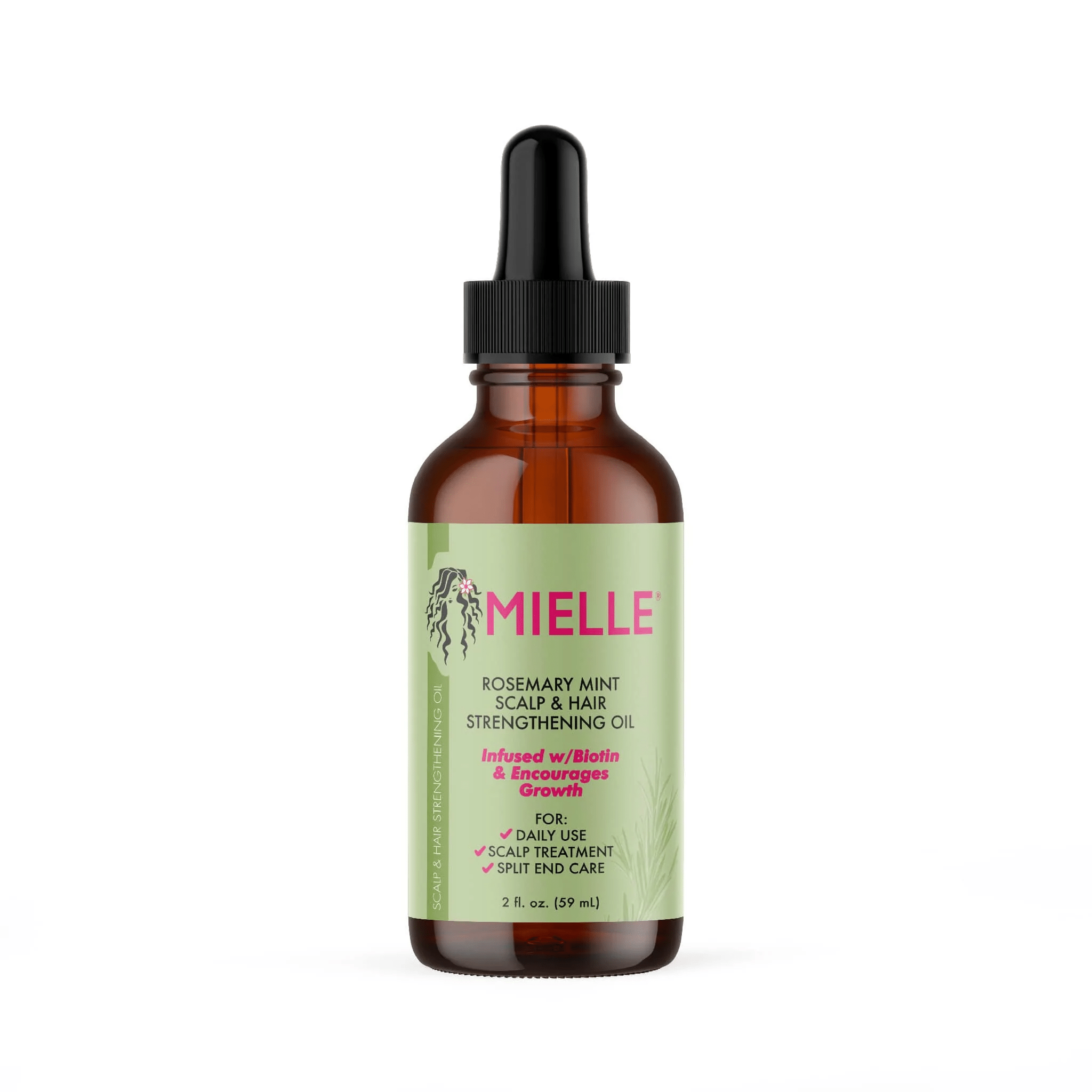 MIELLE ROSEMARY MINT SCALP & HAIR STRENGTHENING OIL 2 OZ