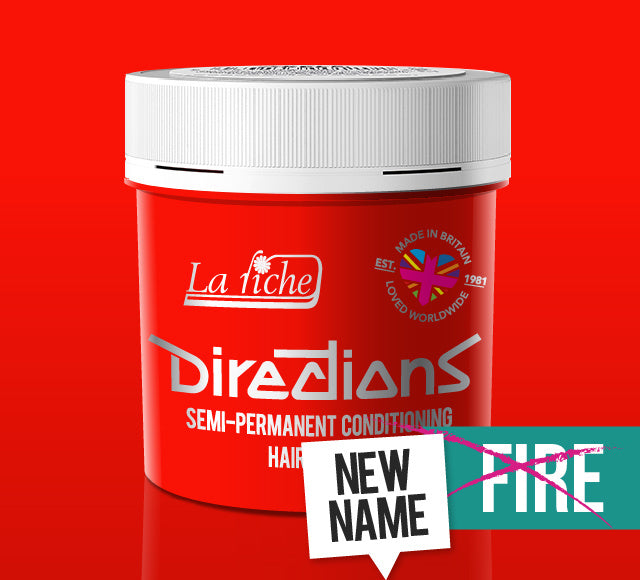 DIRECTIONS FIRE - NOW NEON RED!! 88ML