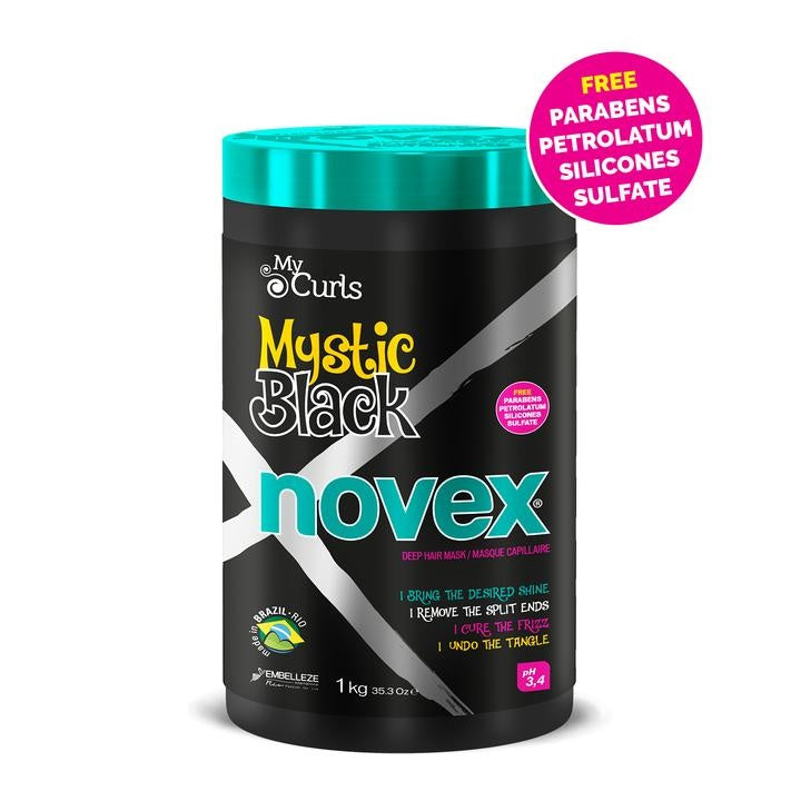 NOVEX MYSTIC SCHWARZE HAARMASKE 35 OZ