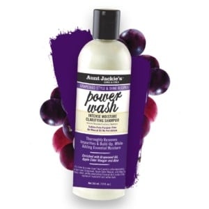 AUNT JACKIES GRAPESEED POWER WASH CLARIFYING SHAMPOO 12 OZ