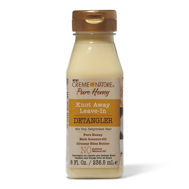 CREME OF NATURE PURE HONEY KNOT AWAY DETANGLER 8 OZ.