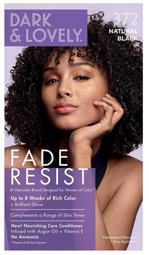 D&amp;L FADE RESIST COLOR NATURAL BLACK #372