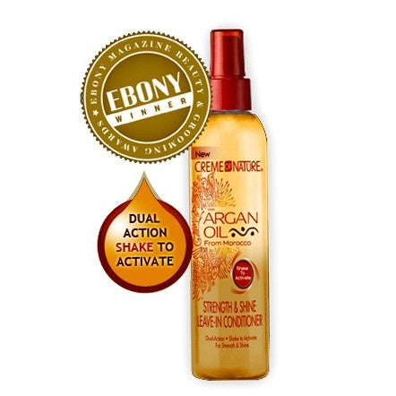 CREME OF NATURE ARGAN OIL LEAVE IN CREME OF CONDITIONER 8.45 OZ